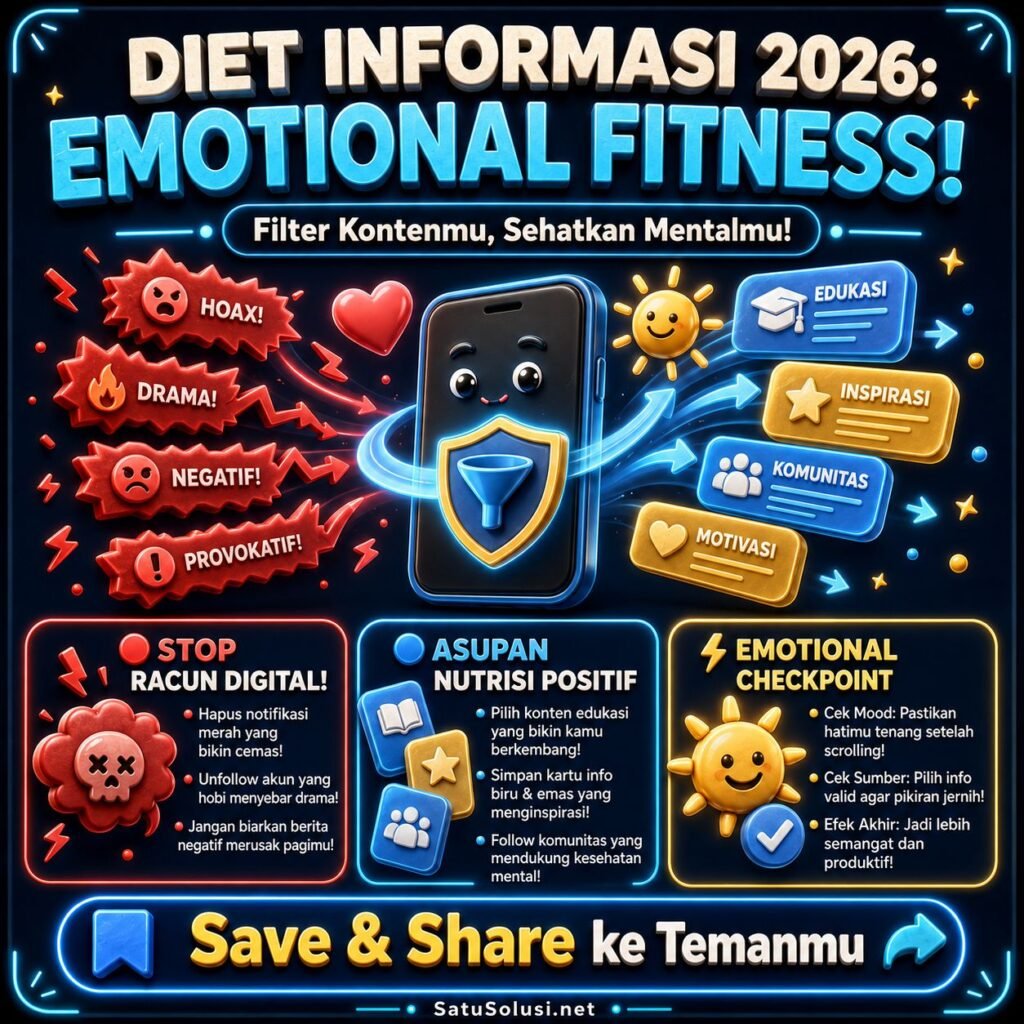 Diet informasi untuk Emotional Fitness 2026 dan stabilitas emosi