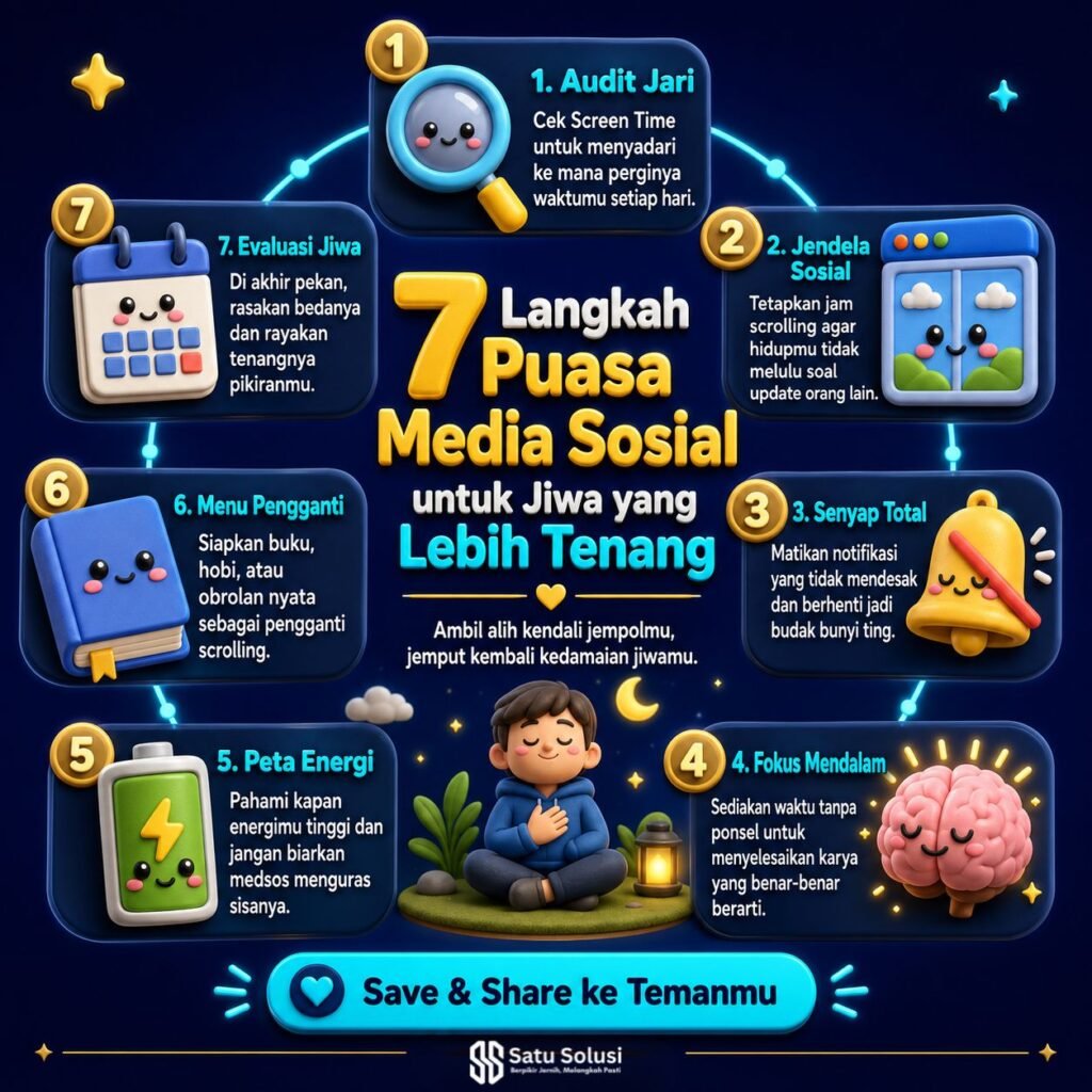 strategi intermittent fasting media sosial jadwal 7 hari
