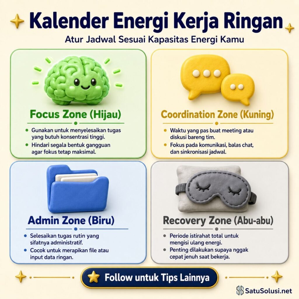 kalender energi dalam cara kerja ringan tapi hasil maksimal