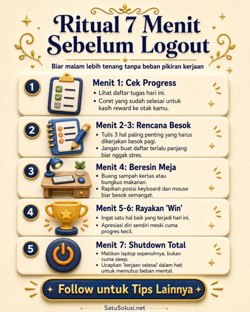 review 7 menit cara kerja ringan tapi hasil maksimal untuk tutup hari