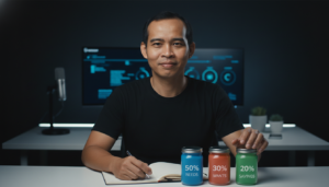 Cara mengatur gaji kecil agar tetap bisa menabung menggunakan metode 50/30/20 di satusolusi.net