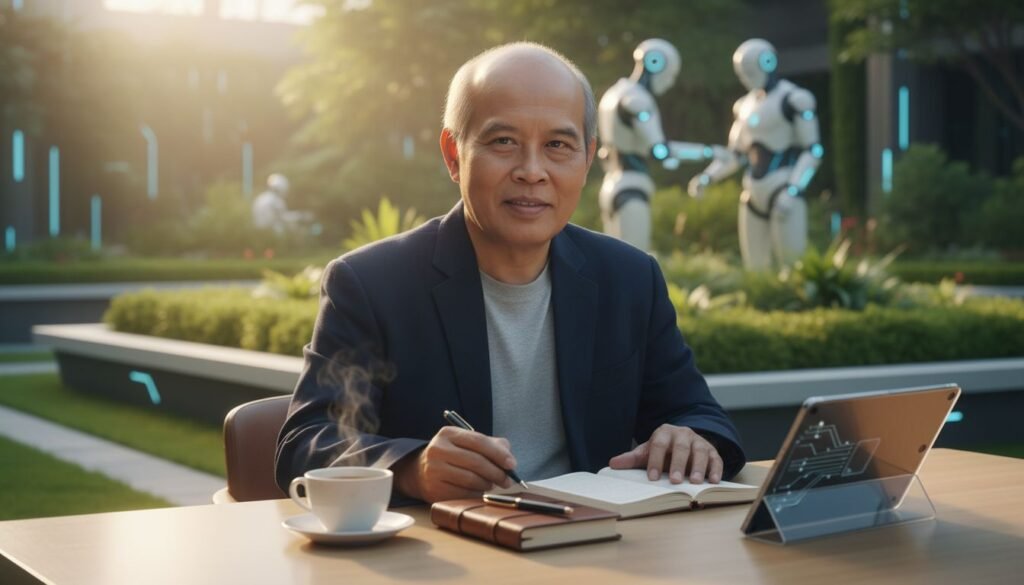 7 Cara untuk Menemukan Ikigai di Dunia Yang Serba Otomatis: Menjaga Eksistensi Manusia Sampai 2026 2 Manusia menemukan Ikigai atau makna hidup melalui aktivitas analog di tengah dunia otomatis tahun 2026.