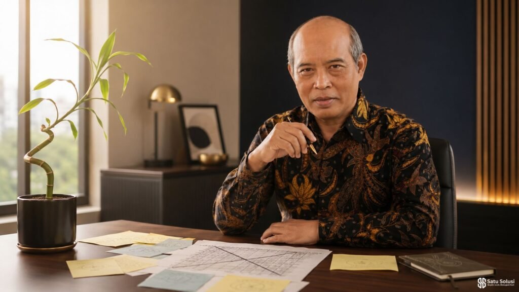 Melatih mental lentur saat rencana gagal dengan simbol bambu yang tetap kuat.